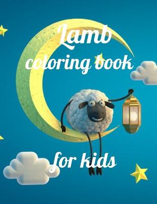 Book cover for Lamb coloring book for kids