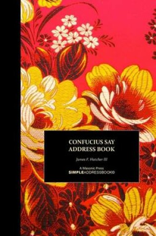 Cover of Confucius Say Address Book