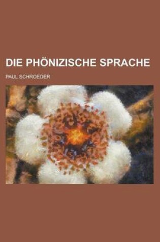 Cover of Die Phonizische Sprache