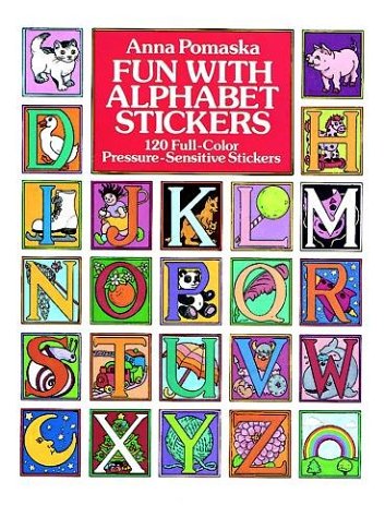 Book cover for Fun with Alphabet Stickers