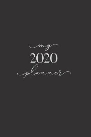 Cover of My 2020 Planner