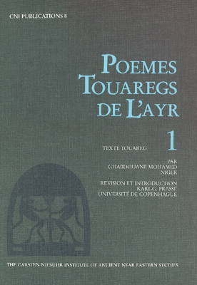 Book cover for Poèmes Touaregs de l'Ayr, 1