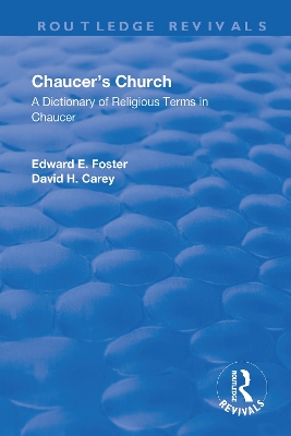Book cover for Chaucer's Church