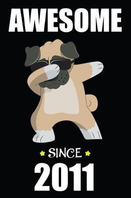 Book cover for 8th Birthday Dabbing Pug