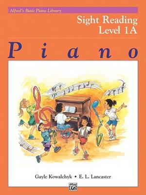 Book cover for Alfred's Basic Piano Library Sight Reading Book 1A