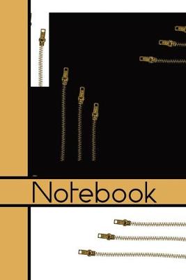 Book cover for Black and White Zip It Notebook