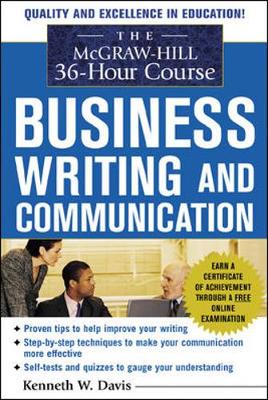 Book cover for The McGraw-Hill 36-Hour Course in Business Writing and Communication