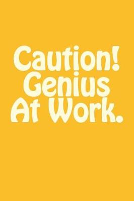 Book cover for Caution! Genius at Work