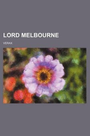 Cover of Lord Melbourne (Volume 2)