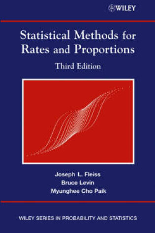 Cover of Statistical Methods for Rates and Proportions