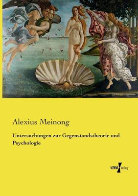 Book cover for Untersuchungen zur Gegenstandstheorie und Psychologie