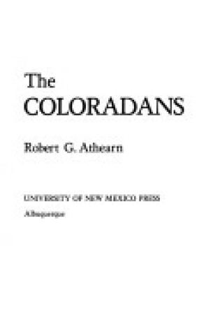 Cover of The Coloradans