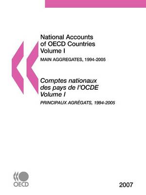 Book cover for National Accounts of OECD Countries 2007, Volume I, Main Aggregates