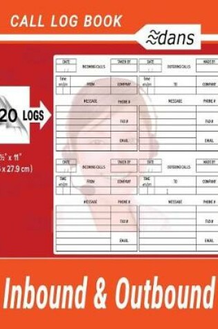 Cover of dans Inbound and Outbound Call Log book