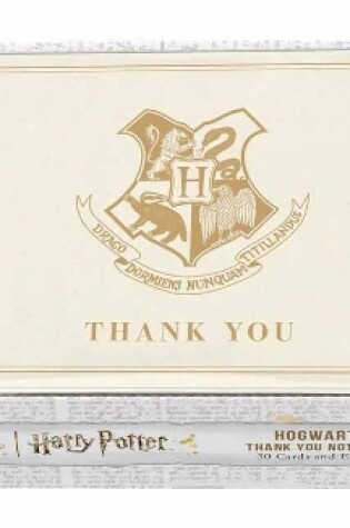 Cover of Hogwarts Thank You Boxed Cards (Set of 30)