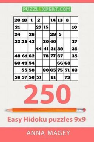 Cover of 250 Easy Hidoku Puzzles 9x9