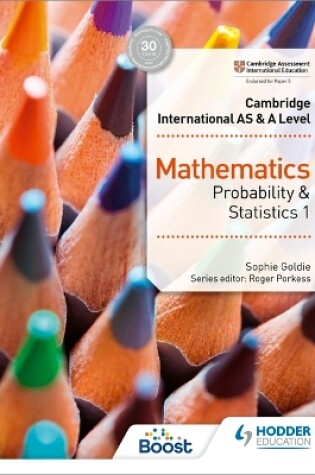 Cover of Cambridge International AS & A Level Mathematics Probability & Statistics 1