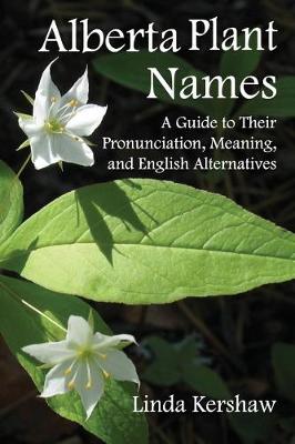 Book cover for Alberta Plant Names