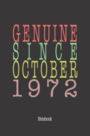 Cover of Genuine Since October 1972