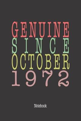 Book cover for Genuine Since October 1972