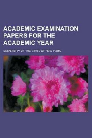 Cover of Academic Examination Papers for the Academic Year