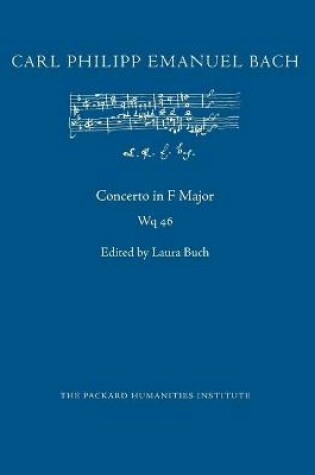 Cover of Concerto in F Major, Wq 46