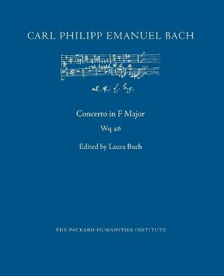 Book cover for Concerto in F Major, Wq 46