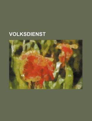 Book cover for Volksdienst