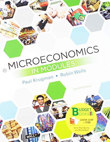 Book cover for Loose-Leaf Version for Microeconomics in Modules 4e & Saplingplus for Microeconomics in Modules (Six Months Access)
