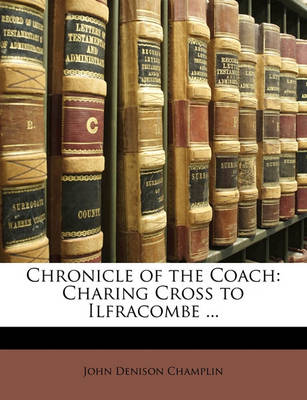 Book cover for Chronicle of the Coach