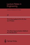 Book cover for The Best Approximation Method An Introduction