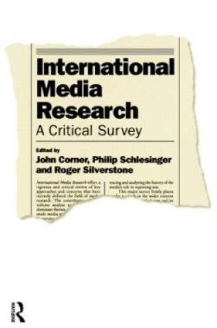 Cover of International Media Research