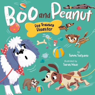 Book cover for Boo and Peanut and the Dog Training Disaster
