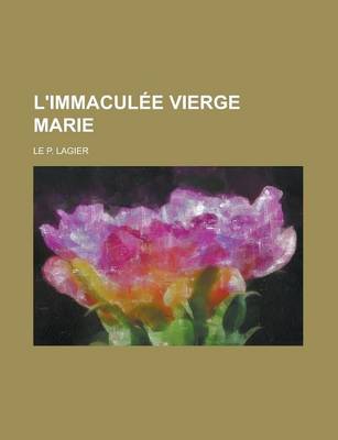 Book cover for L'Immaculee Vierge Marie