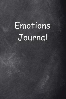 Cover of Emotions Journal Chalkboard Design