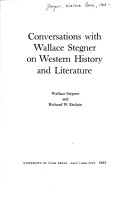 Book cover for Conversations with Wallace Stegner on Western History and Literature