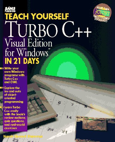 Cover of Teach Yourself Turbo C++ Visual Edition for Windows in 21 Days