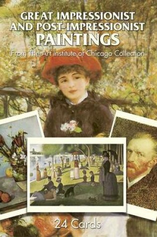 Cover of 24 Full-Color Postcards of Great Impressionist and Post-Impressionist Paintings in the Collections of The Art Institute of Chicago