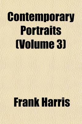 Book cover for Contemporary Portraits (Volume 3)