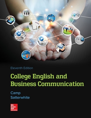 Book cover for College English and Business Communication