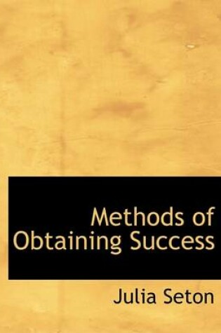 Cover of Methods of Obtaining Success