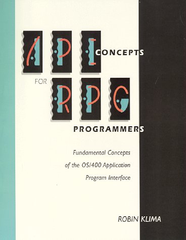 Book cover for API Concepts for RPG Programmers