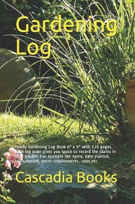 Book cover for Gardening Log