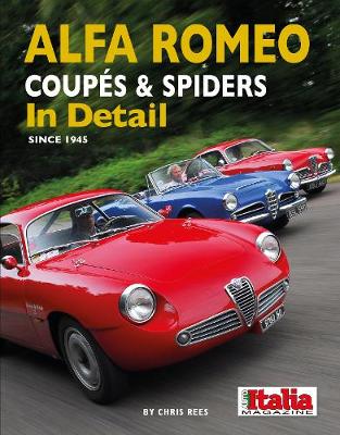 Book cover for Alfa Romeo Coupes & Spiders in Detail since 1945