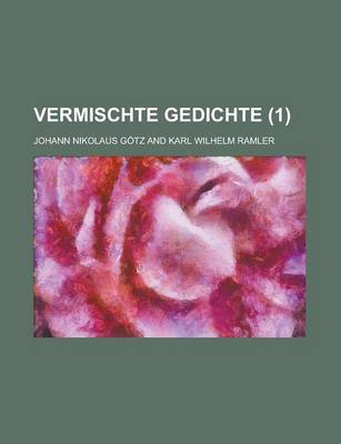 Book cover for Vermischte Gedichte (1 )