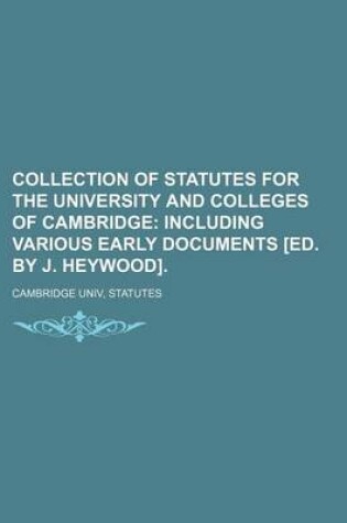 Cover of Collection of Statutes for the University and Colleges of Cambridge