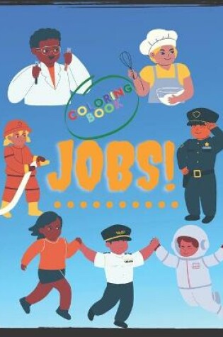 Cover of jobs coloring book