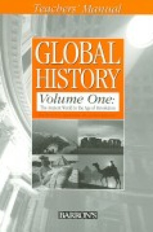 Cover of Global History Volume I Teacher's Manual
