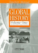 Book cover for Global History Volume I Teacher's Manual