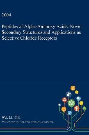 Cover of Peptides of Alpha-Aminoxy Acids